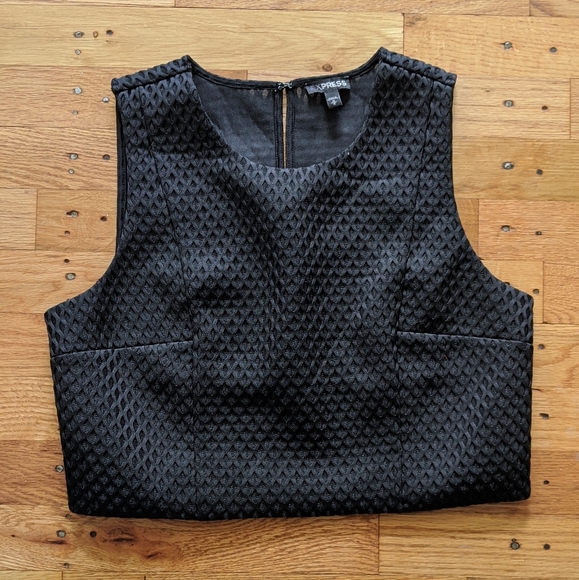 Express Tops - Express Textured Crop Top